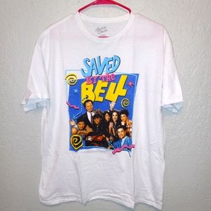 White Retro Saved by the Bell Shirt